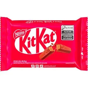 Chocolate Kit Kat Nestlé Ao Leite Unidade com 41,5g